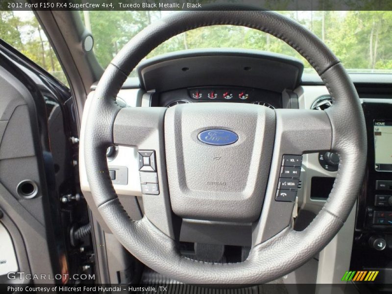 Tuxedo Black Metallic / Black 2012 Ford F150 FX4 SuperCrew 4x4