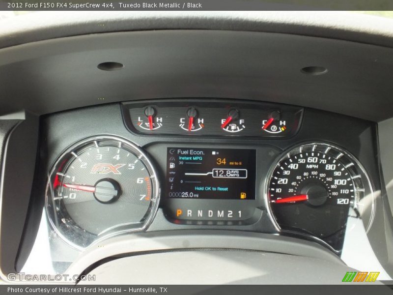 Tuxedo Black Metallic / Black 2012 Ford F150 FX4 SuperCrew 4x4