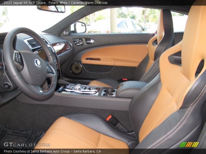  2013 XK XKR Coupe Caramel/Warm Charcoal Interior