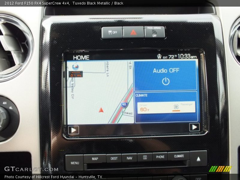 Tuxedo Black Metallic / Black 2012 Ford F150 FX4 SuperCrew 4x4