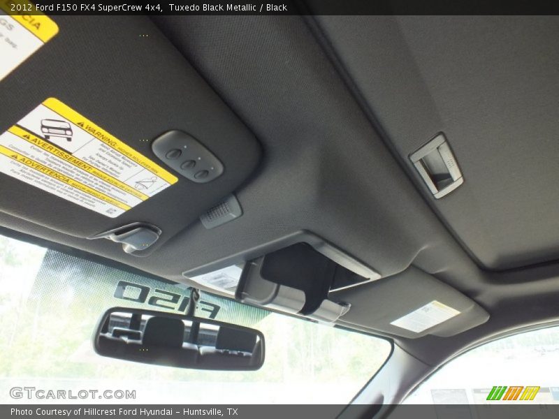 Tuxedo Black Metallic / Black 2012 Ford F150 FX4 SuperCrew 4x4
