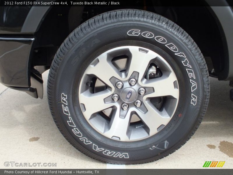 Tuxedo Black Metallic / Black 2012 Ford F150 FX4 SuperCrew 4x4
