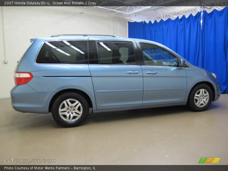 Ocean Mist Metallic / Gray 2007 Honda Odyssey EX-L