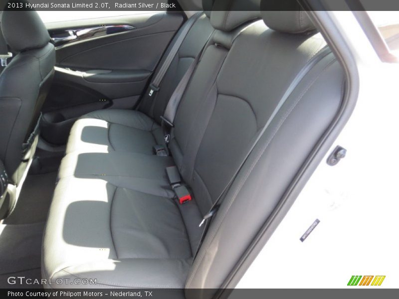 Radiant Silver / Black 2013 Hyundai Sonata Limited 2.0T