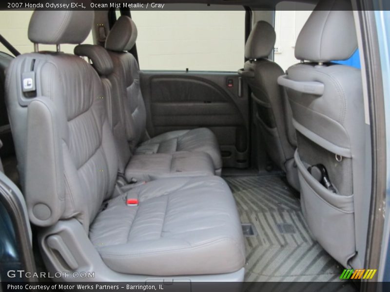 Ocean Mist Metallic / Gray 2007 Honda Odyssey EX-L