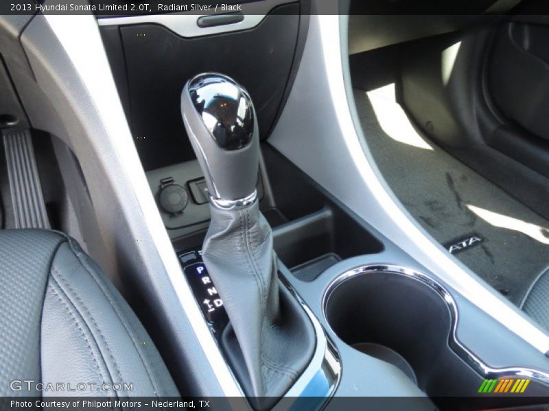 Radiant Silver / Black 2013 Hyundai Sonata Limited 2.0T