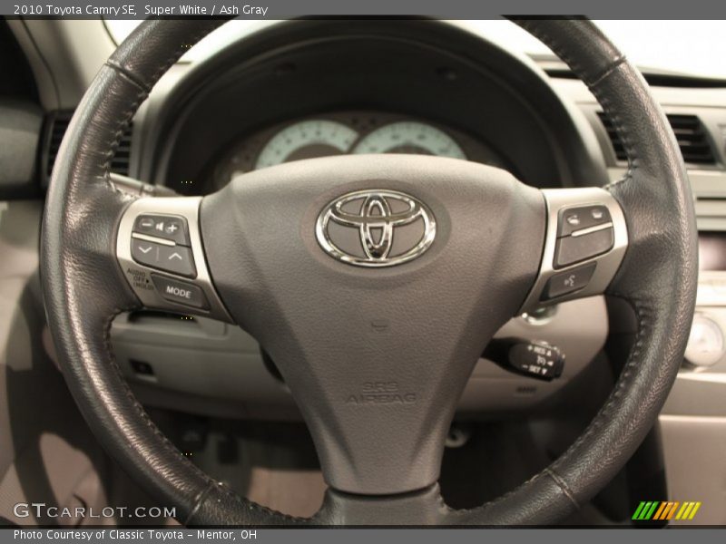 Super White / Ash Gray 2010 Toyota Camry SE