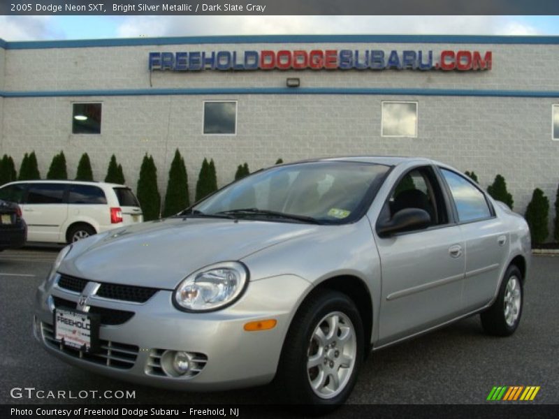 Bright Silver Metallic / Dark Slate Gray 2005 Dodge Neon SXT