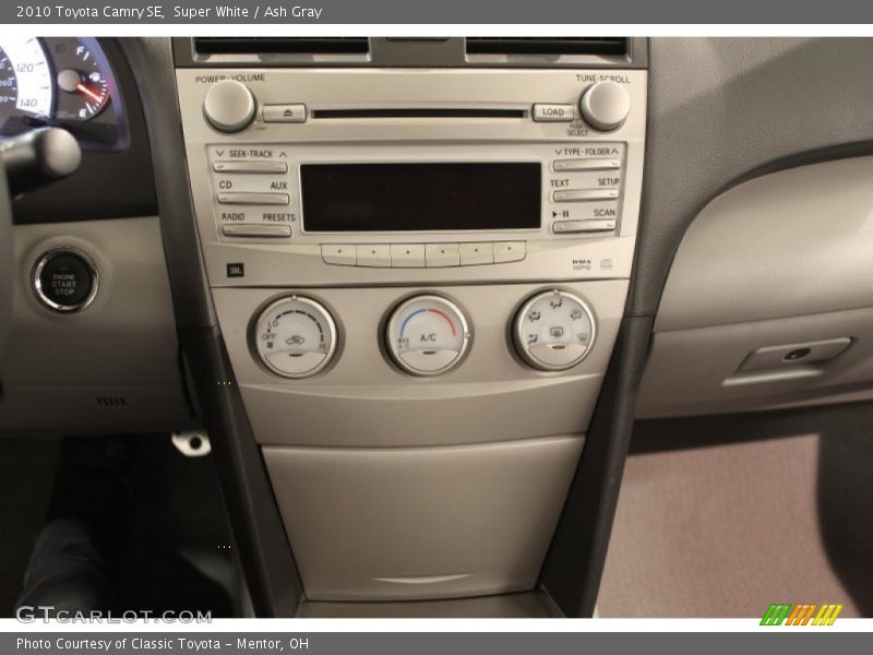 Super White / Ash Gray 2010 Toyota Camry SE