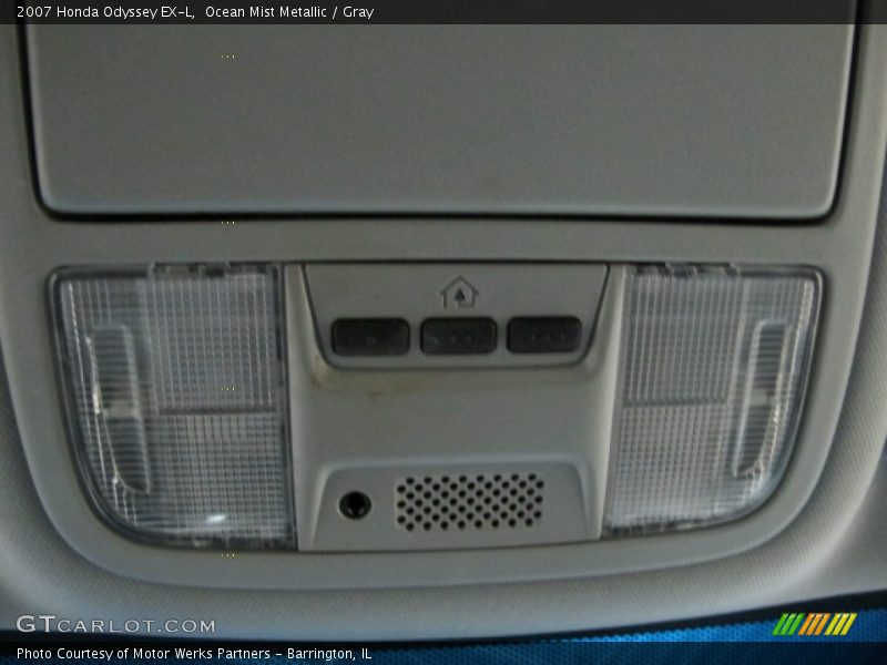 Ocean Mist Metallic / Gray 2007 Honda Odyssey EX-L