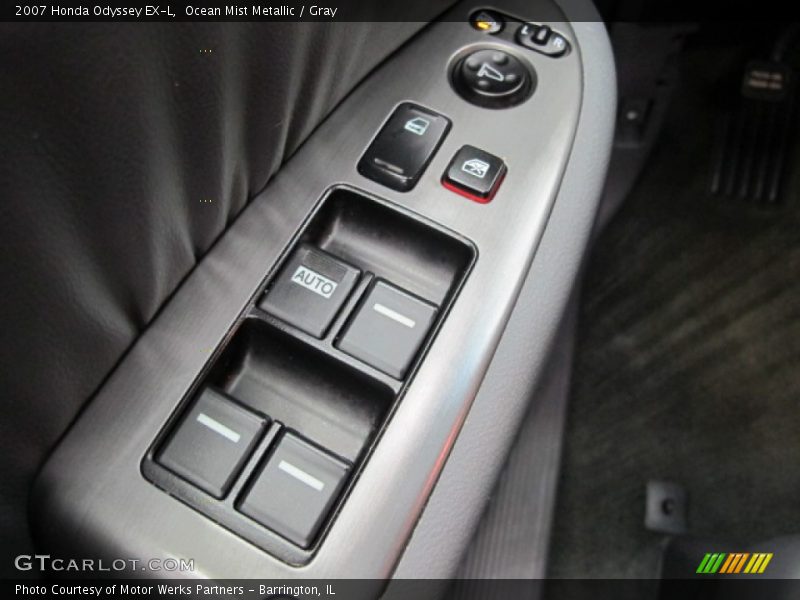Ocean Mist Metallic / Gray 2007 Honda Odyssey EX-L