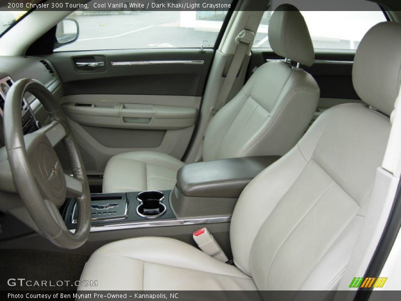 Cool Vanilla White / Dark Khaki/Light Graystone 2008 Chrysler 300 Touring