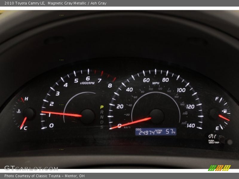 Magnetic Gray Metallic / Ash Gray 2010 Toyota Camry LE