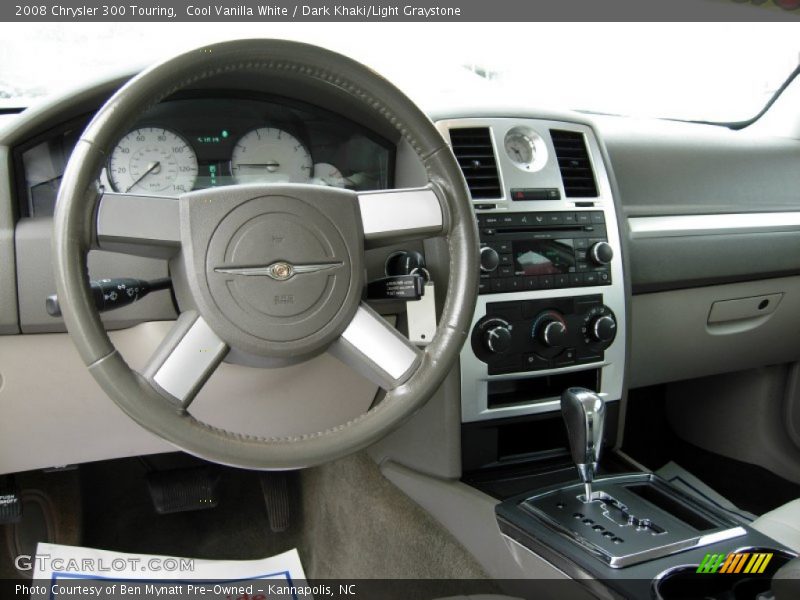 Cool Vanilla White / Dark Khaki/Light Graystone 2008 Chrysler 300 Touring