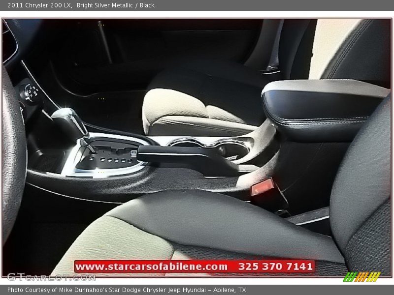 Bright Silver Metallic / Black 2011 Chrysler 200 LX