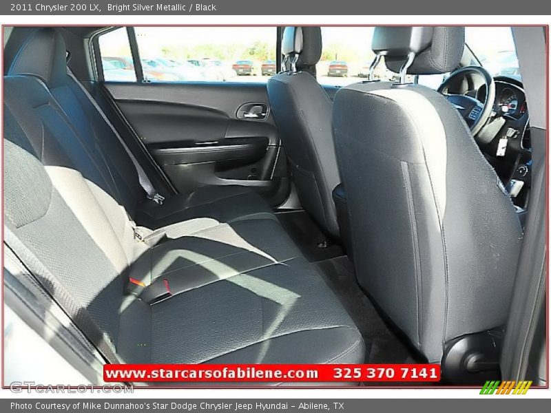 Bright Silver Metallic / Black 2011 Chrysler 200 LX