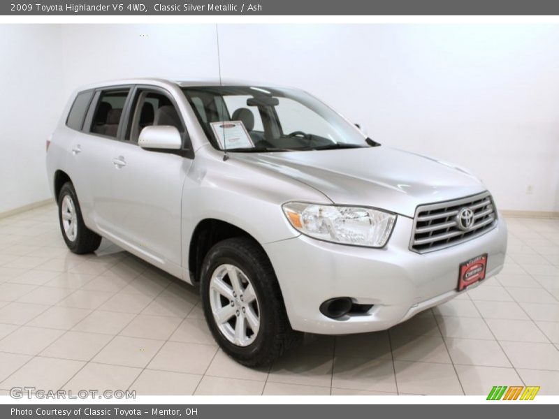 Classic Silver Metallic / Ash 2009 Toyota Highlander V6 4WD