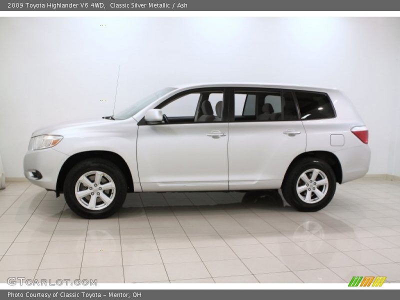 Classic Silver Metallic / Ash 2009 Toyota Highlander V6 4WD