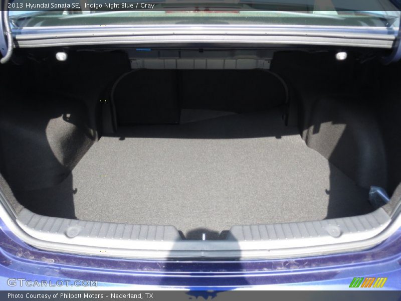 Indigo Night Blue / Gray 2013 Hyundai Sonata SE