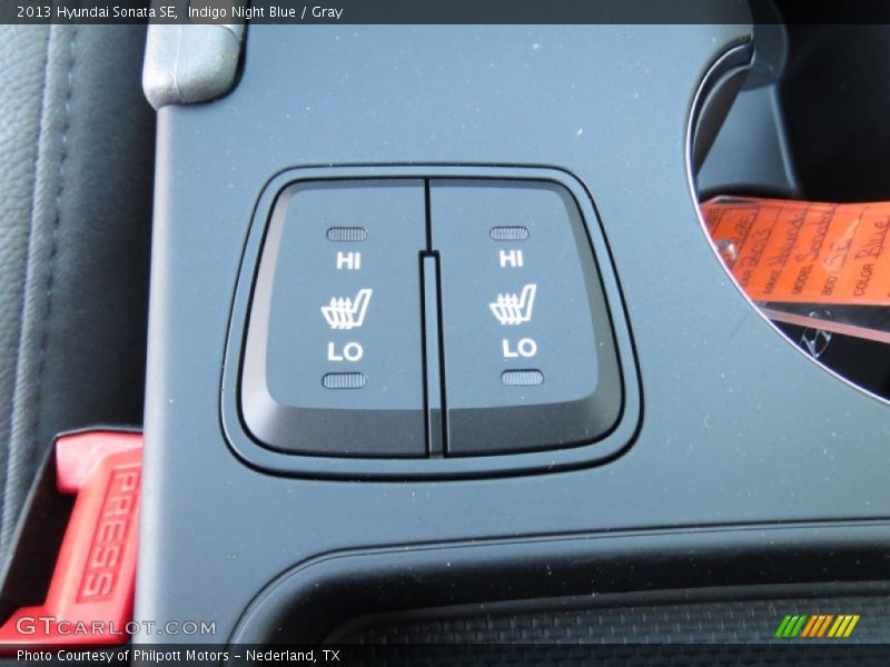 Indigo Night Blue / Gray 2013 Hyundai Sonata SE