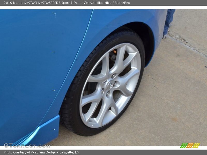Celestial Blue Mica / Black/Red 2010 Mazda MAZDA3 MAZDASPEED3 Sport 5 Door