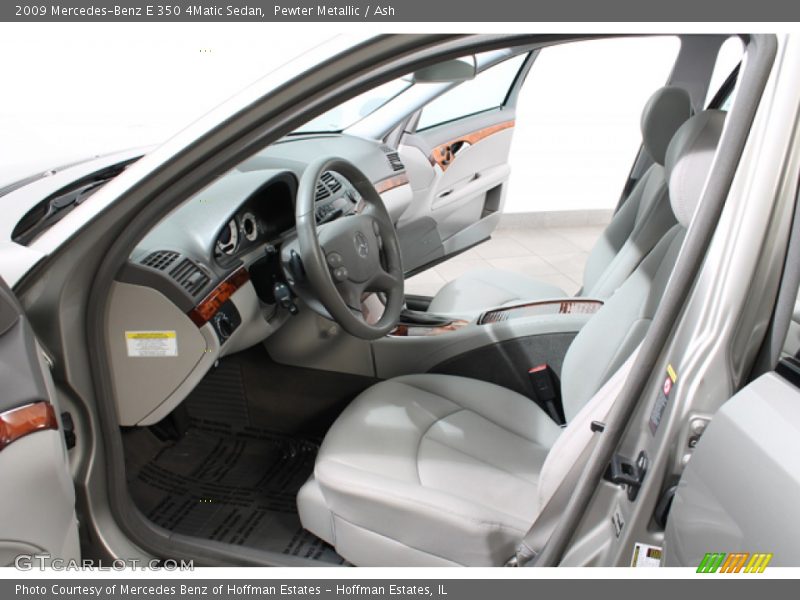 Pewter Metallic / Ash 2009 Mercedes-Benz E 350 4Matic Sedan