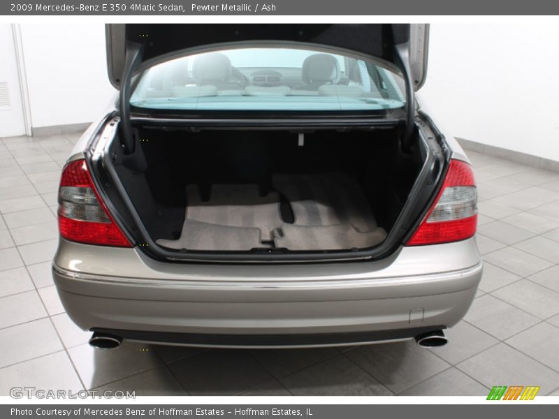 Pewter Metallic / Ash 2009 Mercedes-Benz E 350 4Matic Sedan