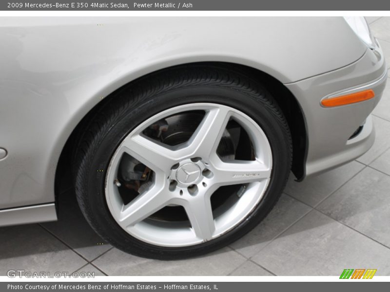 Pewter Metallic / Ash 2009 Mercedes-Benz E 350 4Matic Sedan