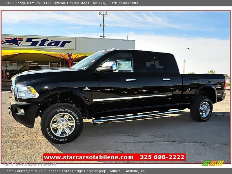 Black / Dark Slate 2012 Dodge Ram 2500 HD Laramie Limited Mega Cab 4x4