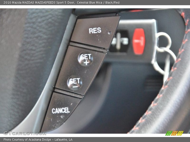 Celestial Blue Mica / Black/Red 2010 Mazda MAZDA3 MAZDASPEED3 Sport 5 Door