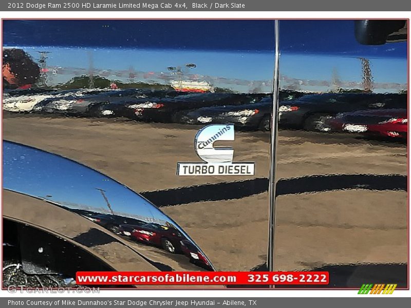 Black / Dark Slate 2012 Dodge Ram 2500 HD Laramie Limited Mega Cab 4x4