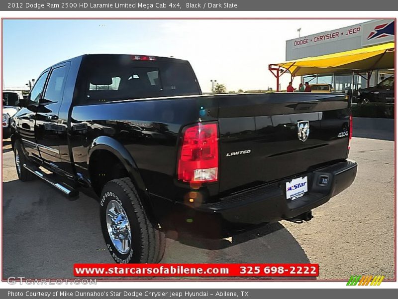 Black / Dark Slate 2012 Dodge Ram 2500 HD Laramie Limited Mega Cab 4x4