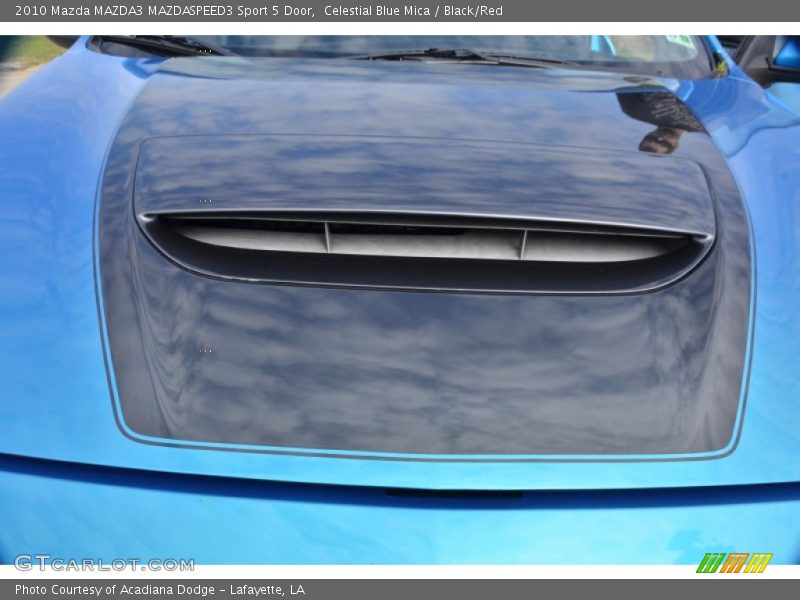 Celestial Blue Mica / Black/Red 2010 Mazda MAZDA3 MAZDASPEED3 Sport 5 Door