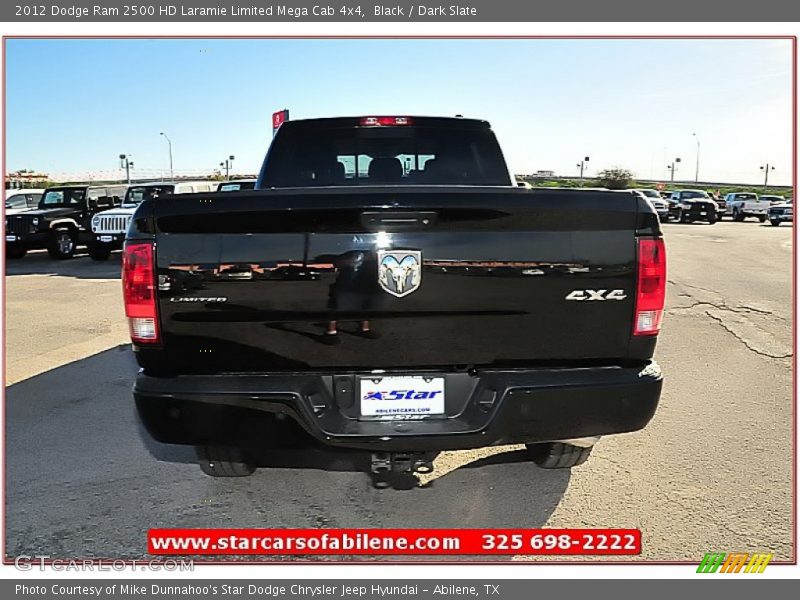 Black / Dark Slate 2012 Dodge Ram 2500 HD Laramie Limited Mega Cab 4x4