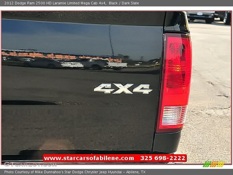 Black / Dark Slate 2012 Dodge Ram 2500 HD Laramie Limited Mega Cab 4x4