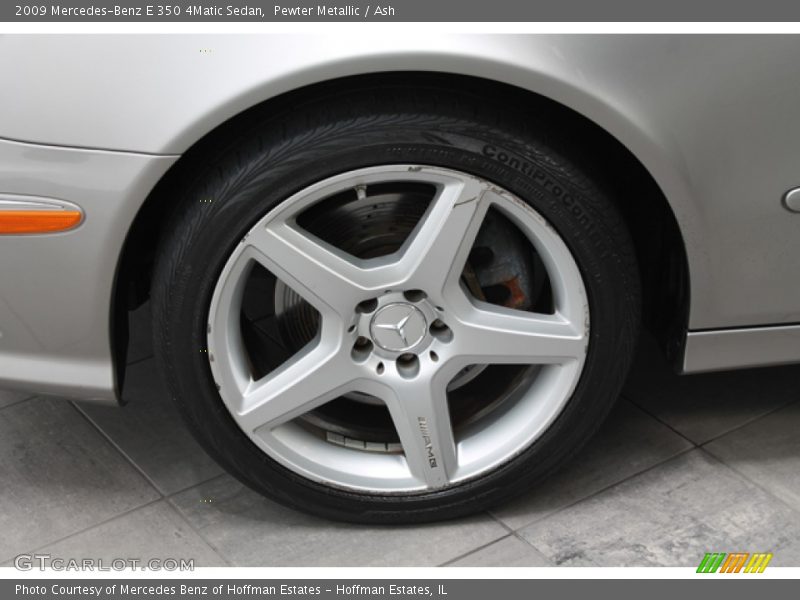 Pewter Metallic / Ash 2009 Mercedes-Benz E 350 4Matic Sedan