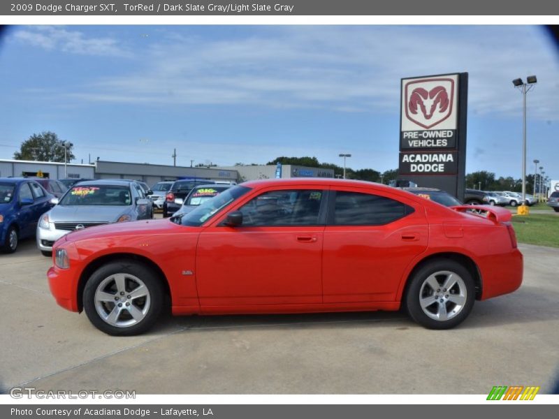 TorRed / Dark Slate Gray/Light Slate Gray 2009 Dodge Charger SXT