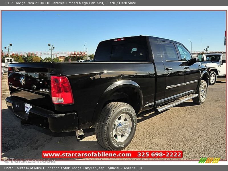 Black / Dark Slate 2012 Dodge Ram 2500 HD Laramie Limited Mega Cab 4x4