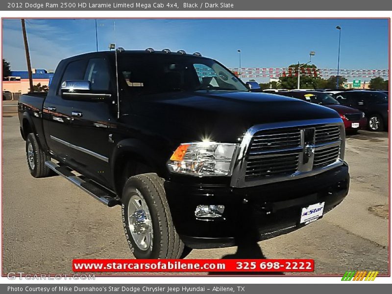 Black / Dark Slate 2012 Dodge Ram 2500 HD Laramie Limited Mega Cab 4x4