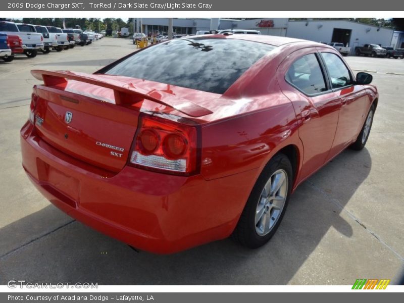TorRed / Dark Slate Gray/Light Slate Gray 2009 Dodge Charger SXT