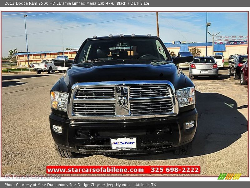Black / Dark Slate 2012 Dodge Ram 2500 HD Laramie Limited Mega Cab 4x4
