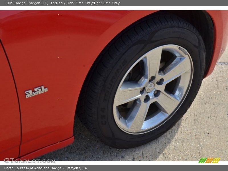 TorRed / Dark Slate Gray/Light Slate Gray 2009 Dodge Charger SXT