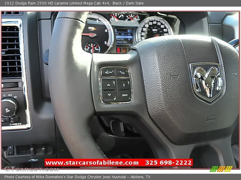 Black / Dark Slate 2012 Dodge Ram 2500 HD Laramie Limited Mega Cab 4x4