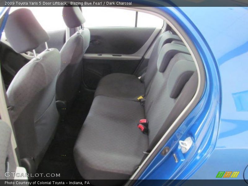 Blazing Blue Pearl / Dark Charcoal 2009 Toyota Yaris 5 Door Liftback