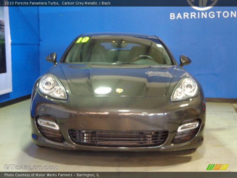 Carbon Grey Metallic / Black 2010 Porsche Panamera Turbo