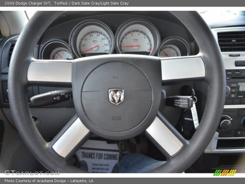 TorRed / Dark Slate Gray/Light Slate Gray 2009 Dodge Charger SXT