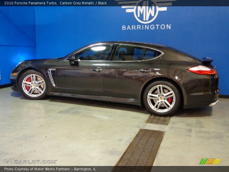 Carbon Grey Metallic / Black 2010 Porsche Panamera Turbo