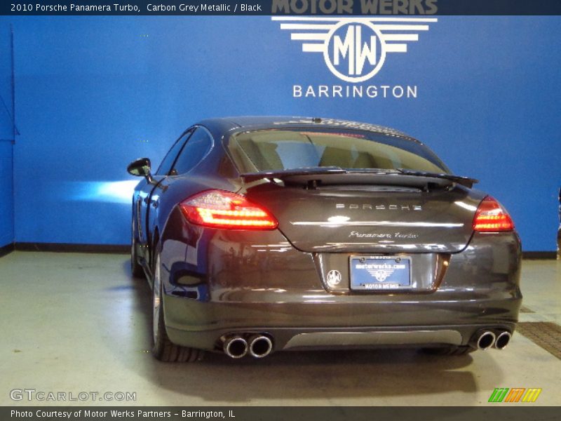 Carbon Grey Metallic / Black 2010 Porsche Panamera Turbo