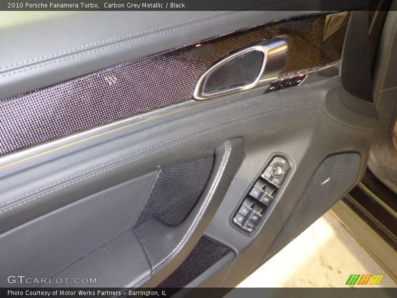 Carbon Grey Metallic / Black 2010 Porsche Panamera Turbo