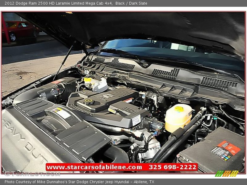 Black / Dark Slate 2012 Dodge Ram 2500 HD Laramie Limited Mega Cab 4x4